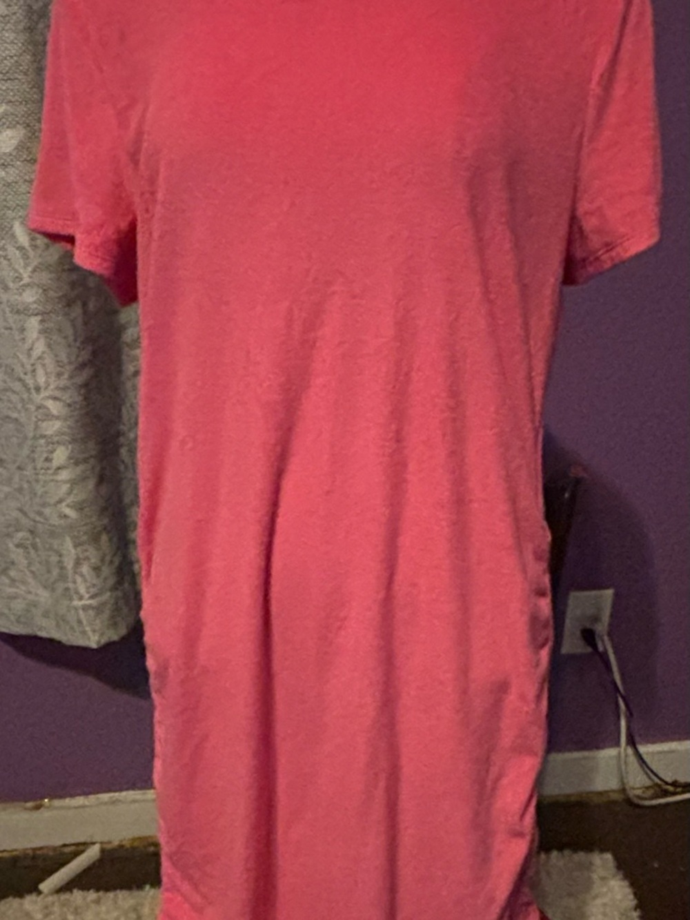 PINK Victoria's Secret Hot Pink Short Sleeve dress